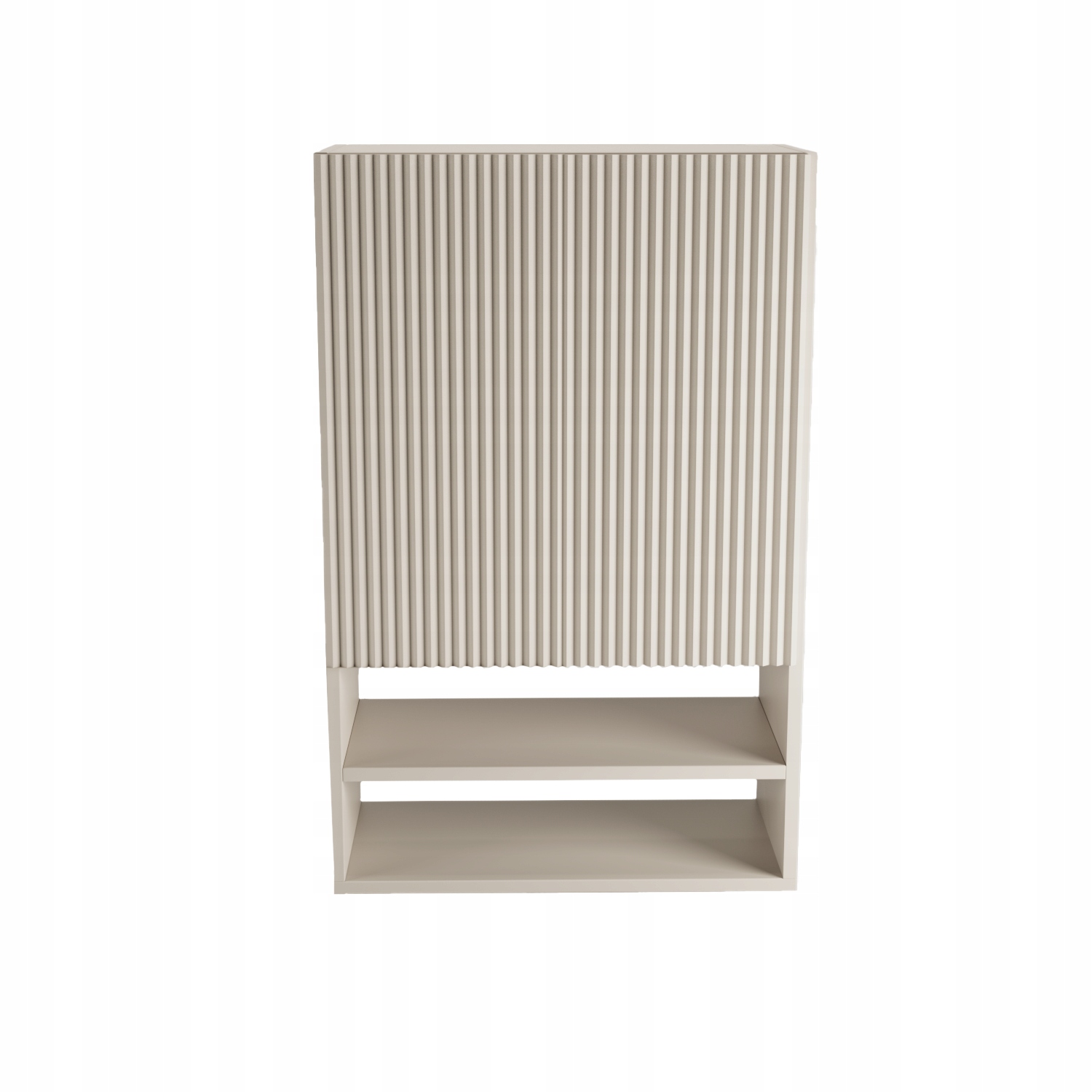 Závěsná skříňka nad Geberit 60 cm s rýhovaným čelem Kašmír Willy