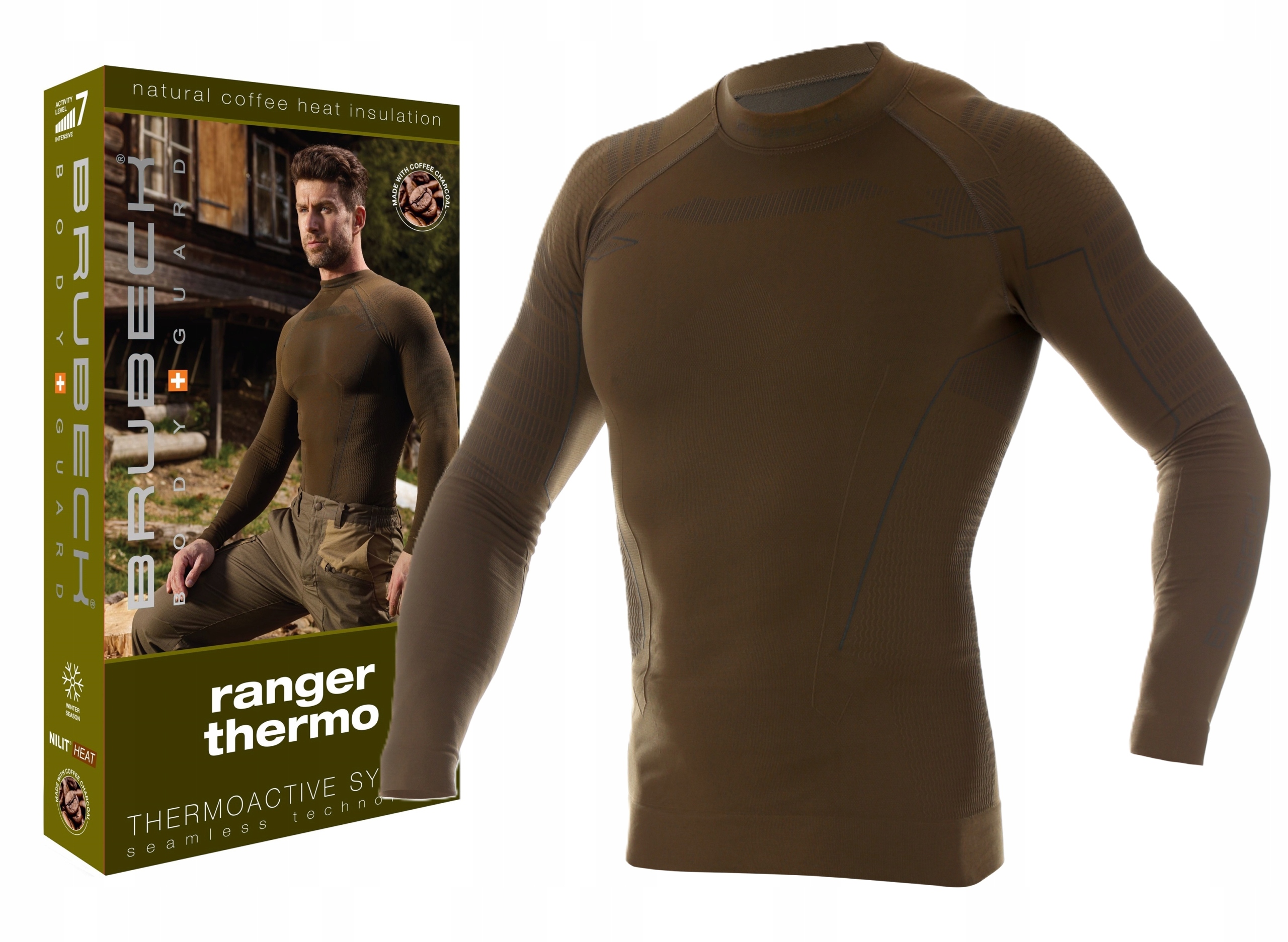 Brubeck Ranger Termoaktywna Koszulka Dla Wojska Bluza Termiczna -2XL