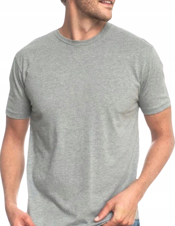 HOGERT KOSZULKA MĘSKA SPORTOWA T-SHIRT BAWEŁNIANY SZARY GRAFITOWY 2szt. 3XL Materiał dominujący bawełna