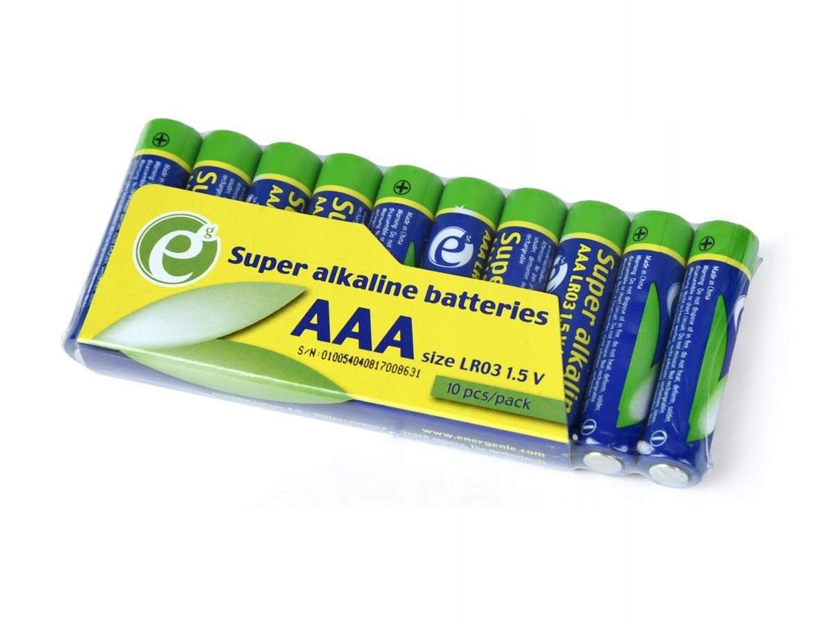 EnerGenie Baterie Alkaliczne R03 Aaa 10 szt. w opakowaniu