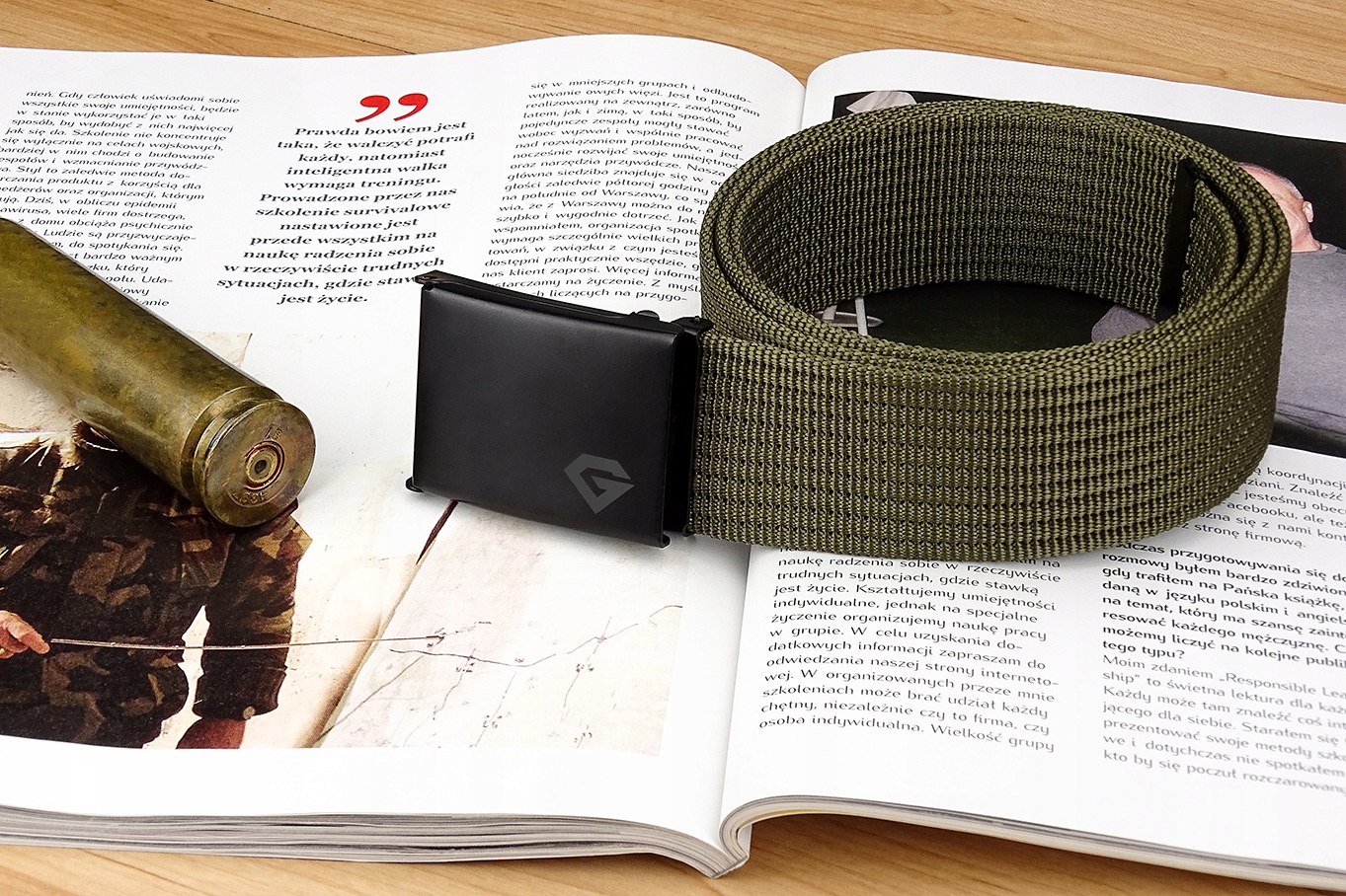 Pasek Codzienny parciany Męski do Spodni Szeroki Marka Gracio