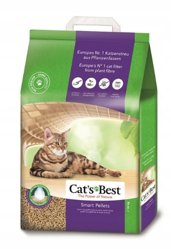Levně Ekologický Stelivo pro kočky Cat's Best Smart Pellets 20 l (cca 10 kg)