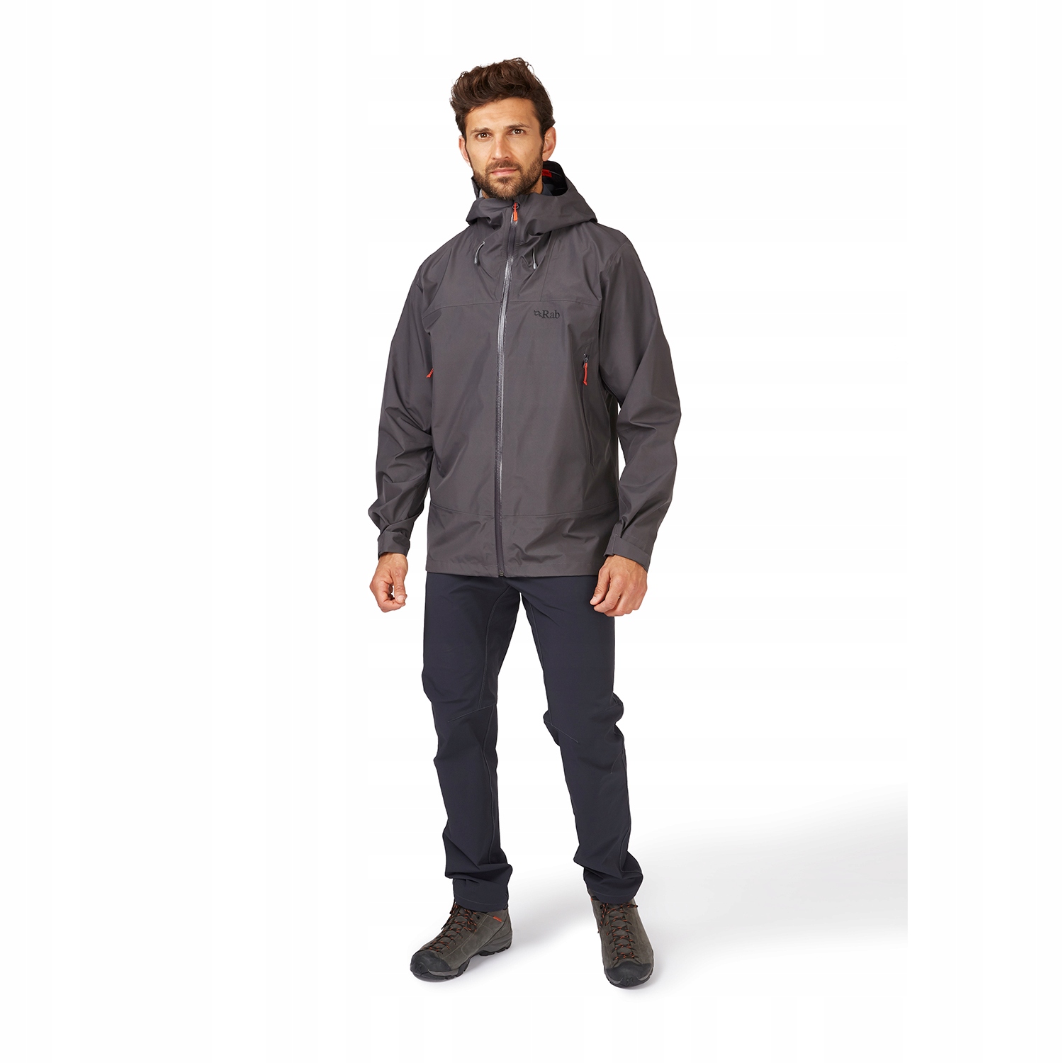 Męska kurtka przeciwdeszczowa Rab Namche GTX Jacket graphene L Rozmiar L