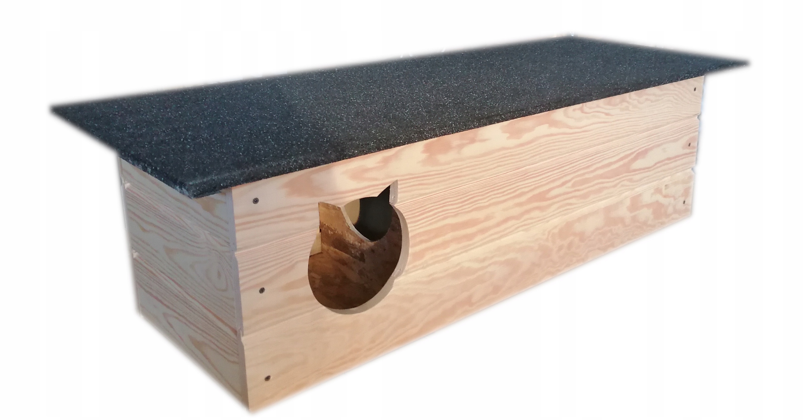 Buda dla kotów z przedsionkiem , domek dla kotów, buda dla kota