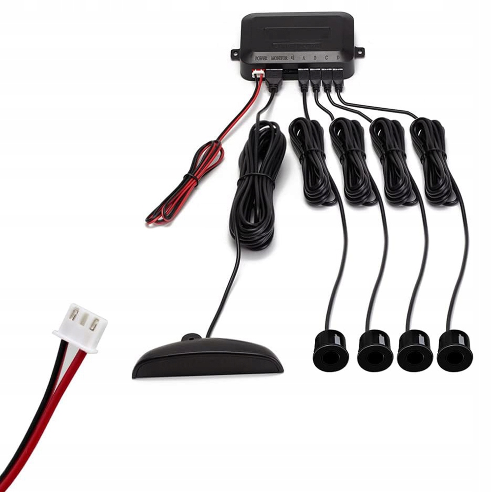 4X CZUJNIKI COFANIA PARKOWANIA WYŚWIETLACZ ZESTAW PRZÓD TYŁ SREBRNE Model CPW4 26-325#