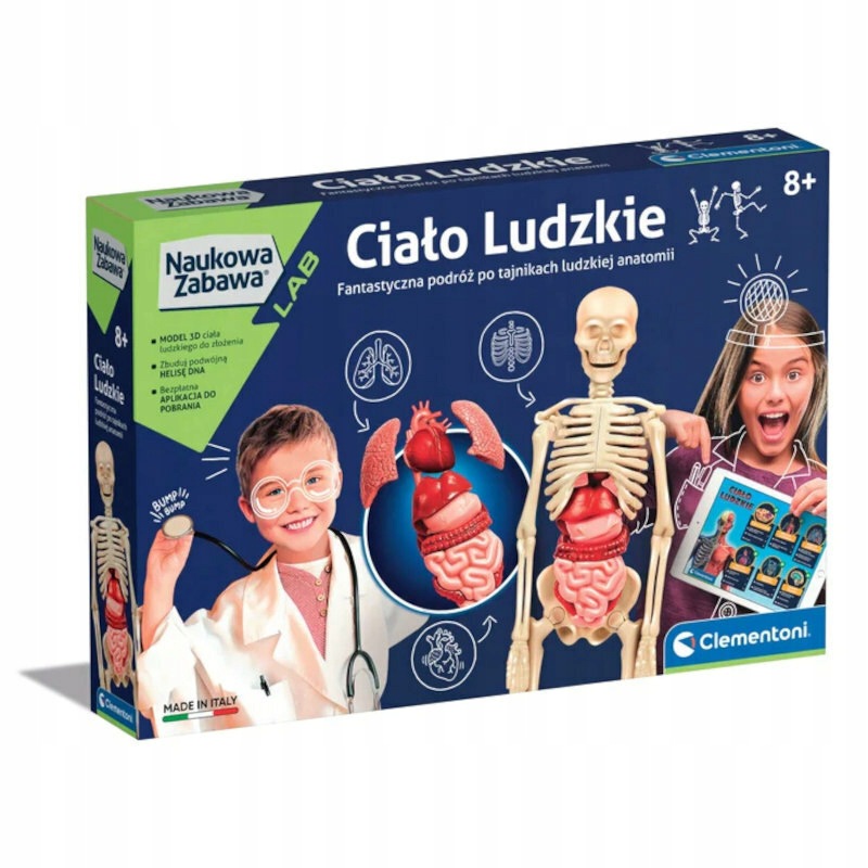 Naukowa Zabawa Ciało Ludzkie Język Polski Clementoni 60249