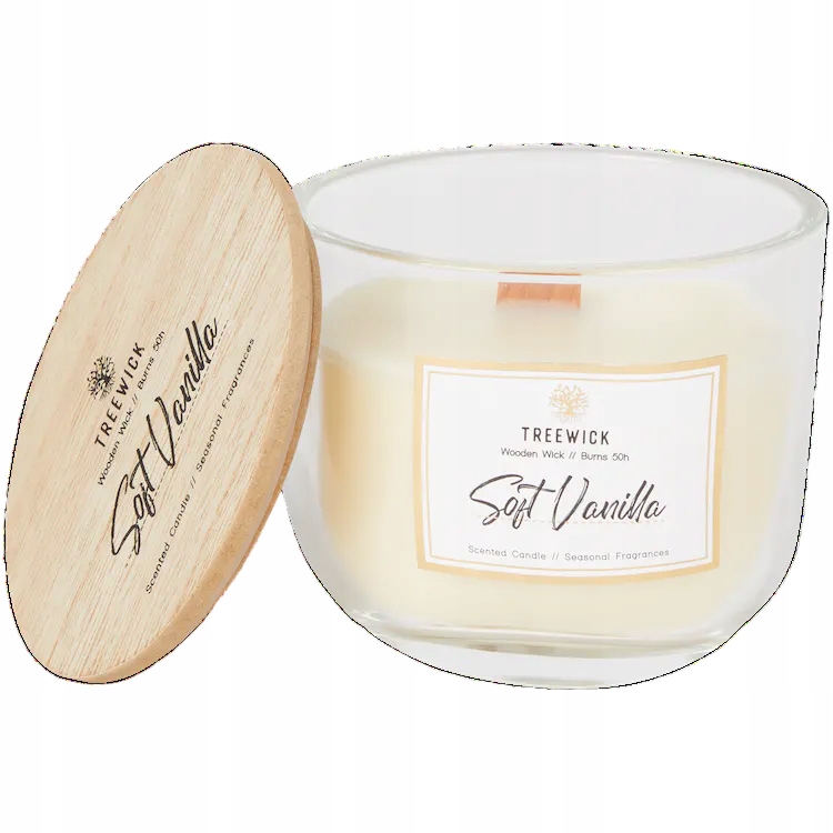 

Świeca zapachowa soft vanilla TreeWick 1 szt.