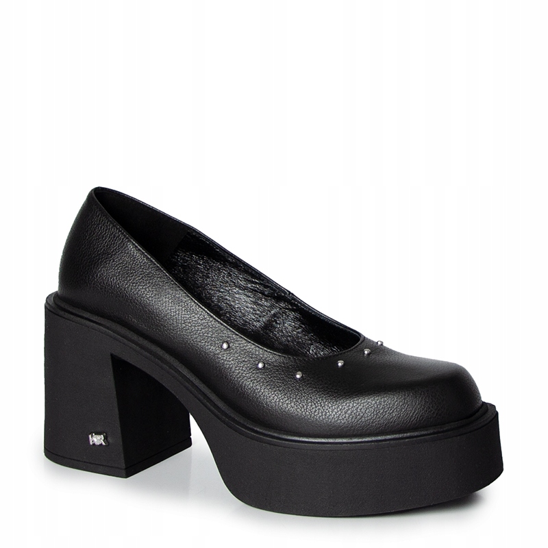 Karino 5648 Černé Kožené Lodičky 39