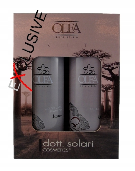 Olea Color Care Monoi Maska Szampon do włosów farbowanych 2 x 1000ml