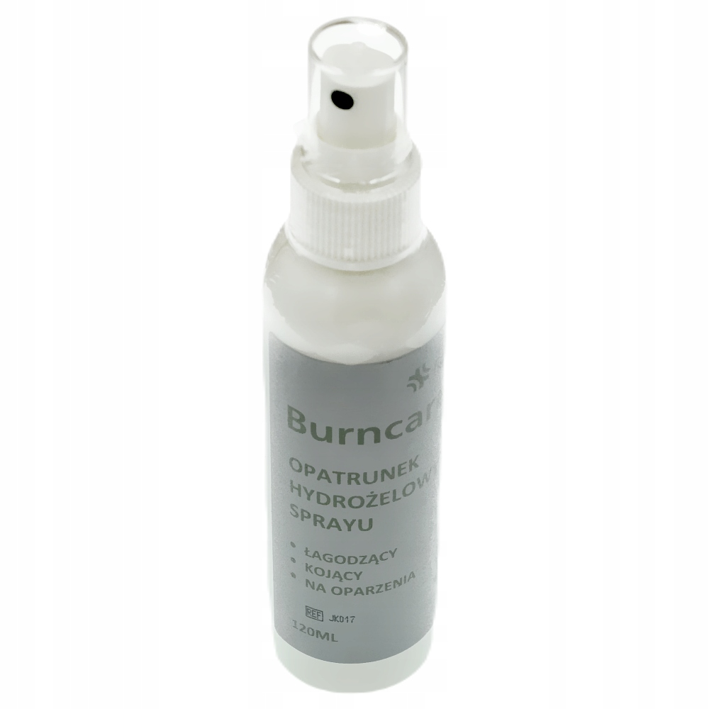 OPATRUNEK HYDROŻELOWY NA OPARZENIA POPARZENIA RANY ŁAGODZĄCY SPRAY 120ml Stan opakowania oryginalne