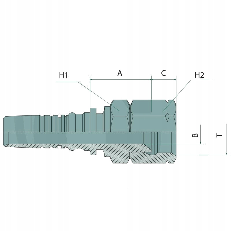 Manuli PN 25 DKJ 1.5/8" IL - DN 25 Gwint 1.5/8 Producent części Manuli