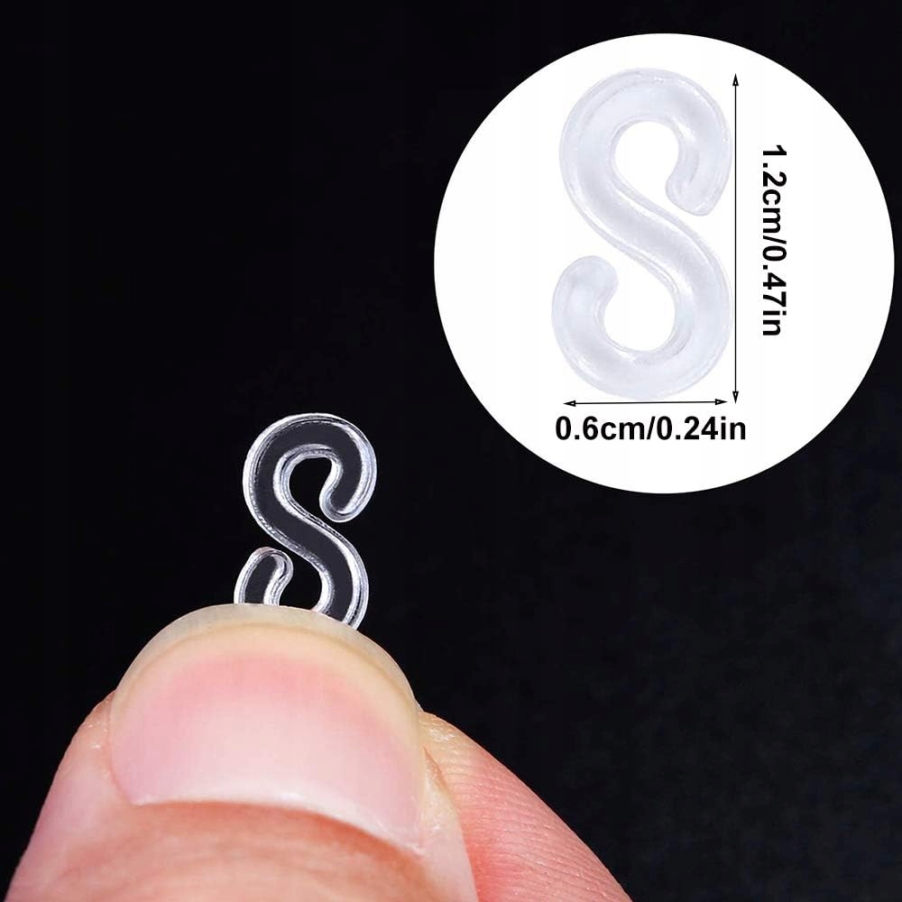 HACZYKI ZAPINKI DO GUMEK BRANSOLETEK 60 SZTUK! Marka Loom Twister