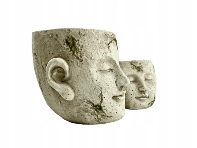 Donica ogrodowa Głowy Twarze Designerska osłonka Marka inna