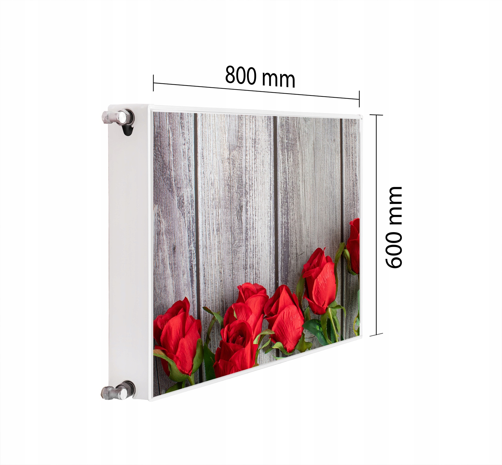 Magnetická Krytka Na Radiátor 80x60 Růže Podložka Magnet