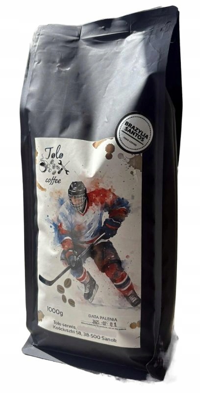 Levně ToloCoffee Káva čerstvě pražená Brazílie Santos 1000 g