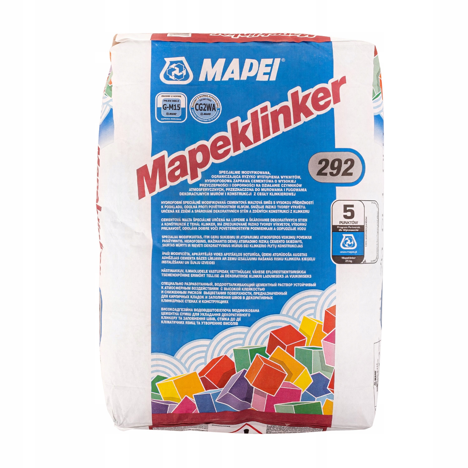 

Zaprawa Mapei Mapeklinker 292 Szary Kamień 25kg