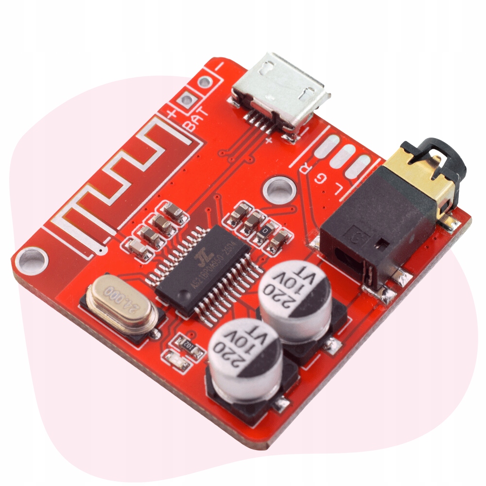 Moduł Audio Bluetooth 5.0 z gniazdem Jack 3,5mm XY-BT-MINI MP3 wejście L/R Rodzaj inny