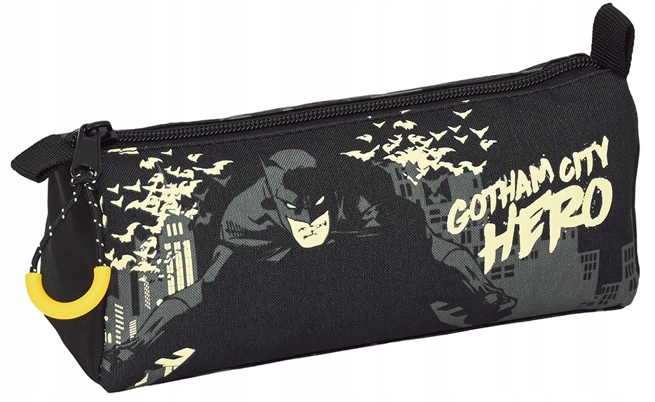 Piórnik Szkolny Batman Pojedyncza Komora na Zamek EAN (GTIN) 8412688471829
