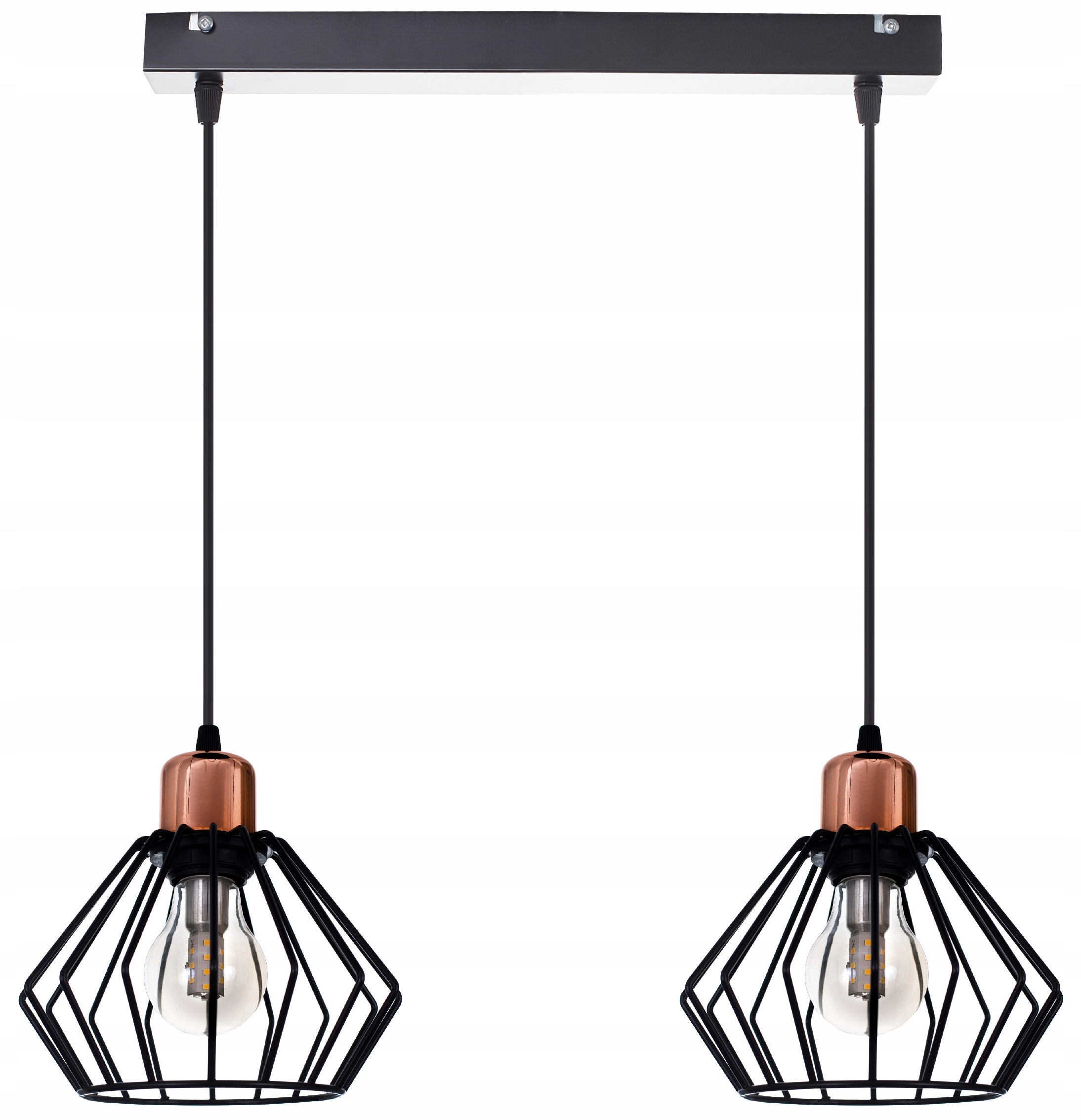 

Lampa Sufitowa Plafon Żyrandol Loft Edison Diament