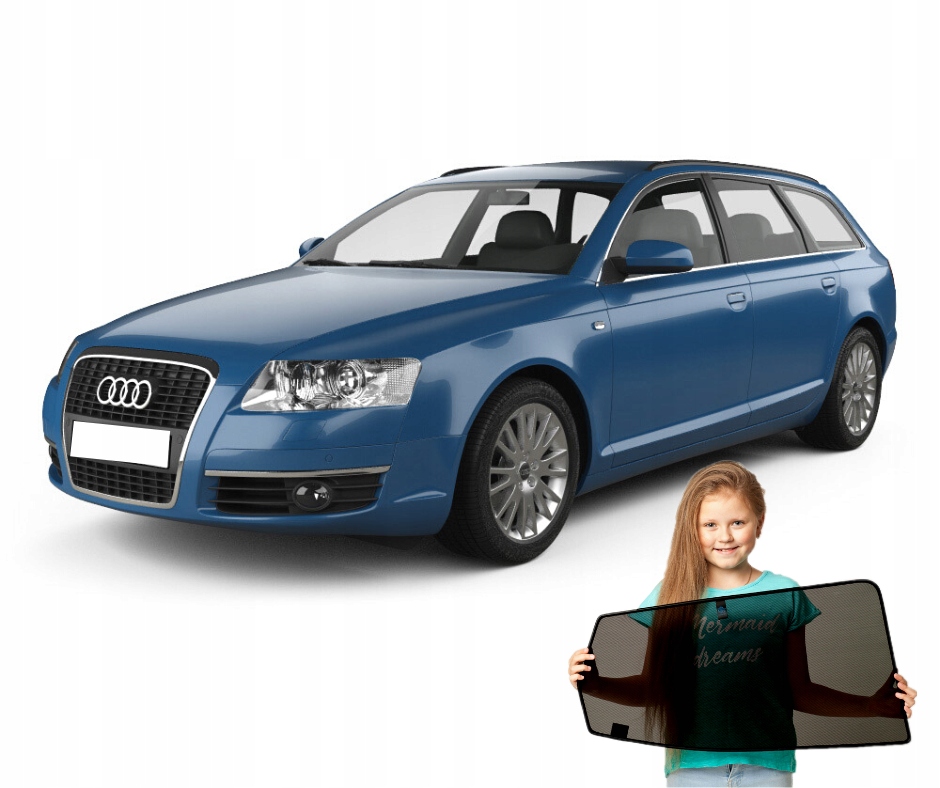 Záclony Rolety Kryty Dedikované na magnety pro Audi A6 C6 Avant Kombi