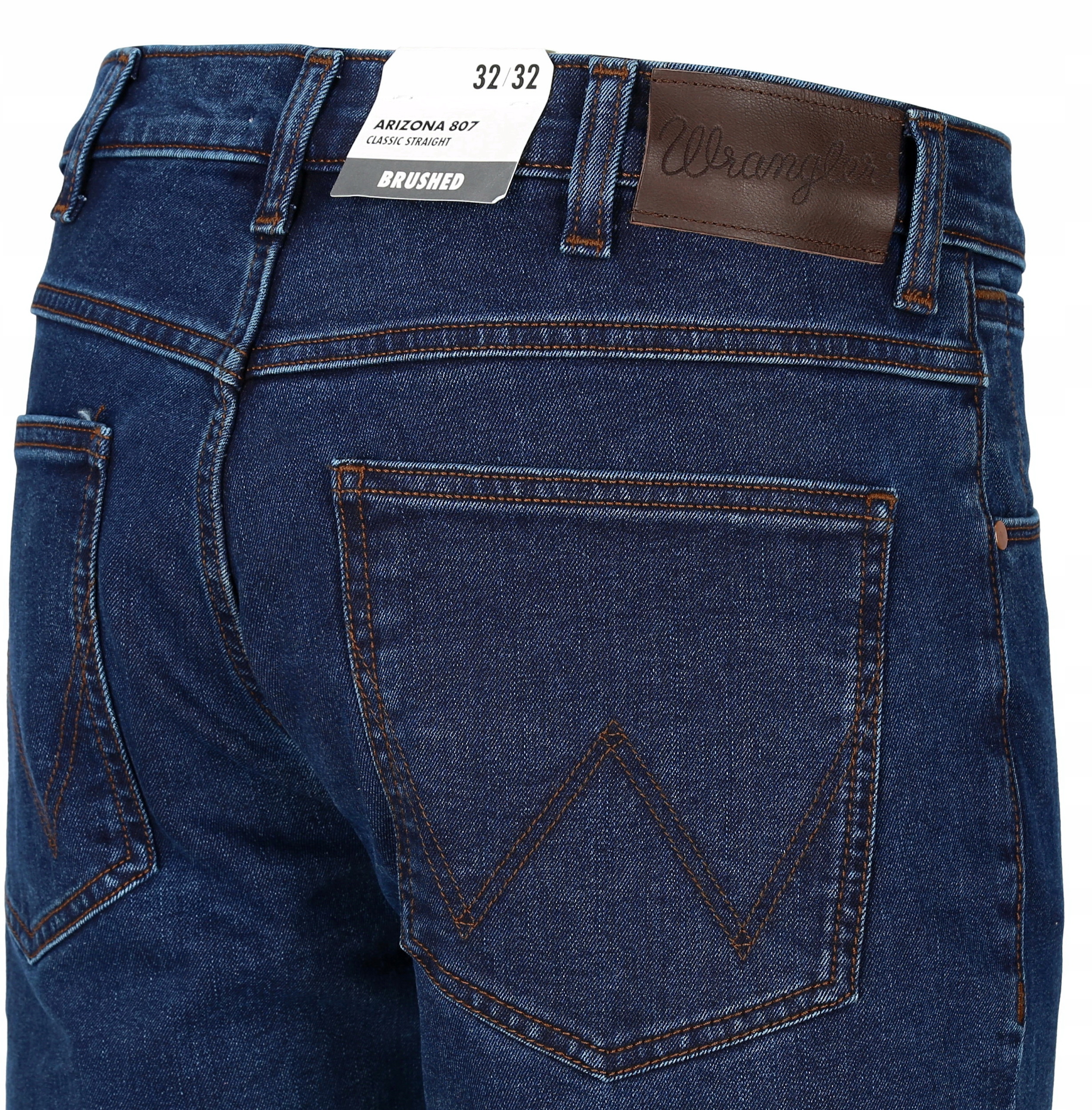 WRANGLER ARIZONA BRUSHED JEANSY PROSTE - W31 L34 Rozmiar 31/34