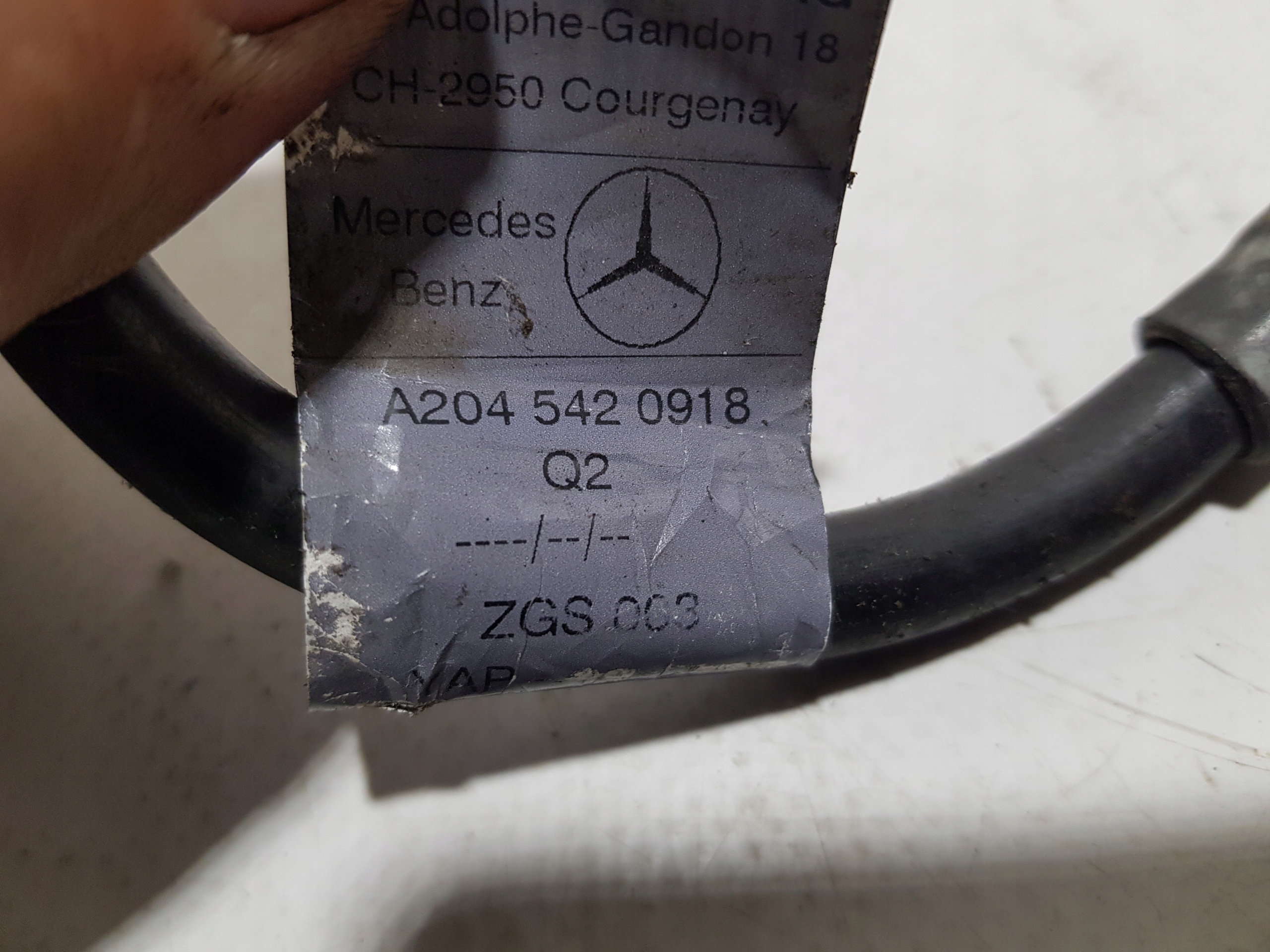 MERCEDES W204 Batteriemanagement Sensor 2045420918