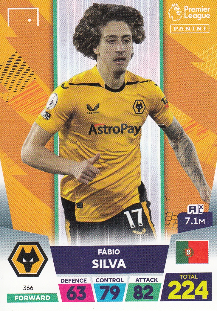 Premier League 2023 Base Card Silva 366