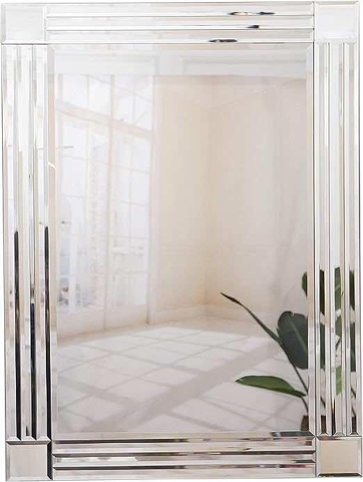 Kúpeľňové Zrkadlo Na Stenu Obdĺžnikové 60X90 CM Moderné Richtop