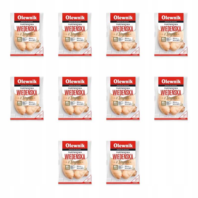 Parówkowa wiedeńska z szynki 500 g Olewnik X10