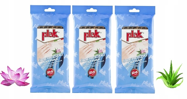 

Plak Chusteczki Do Rąk Aloes Czyszczą Pielęgnują