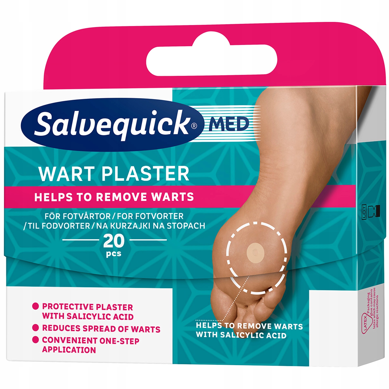 

Salvequick plastry Wart na kurzajki 20 szt.