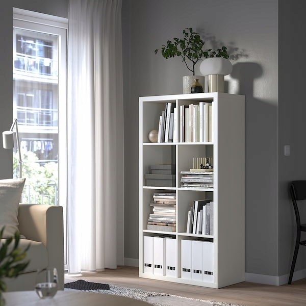 Regał Ikea Kallax 77 cm x 147 cm x 39 cm biały EAN (GTIN) 7612560308149