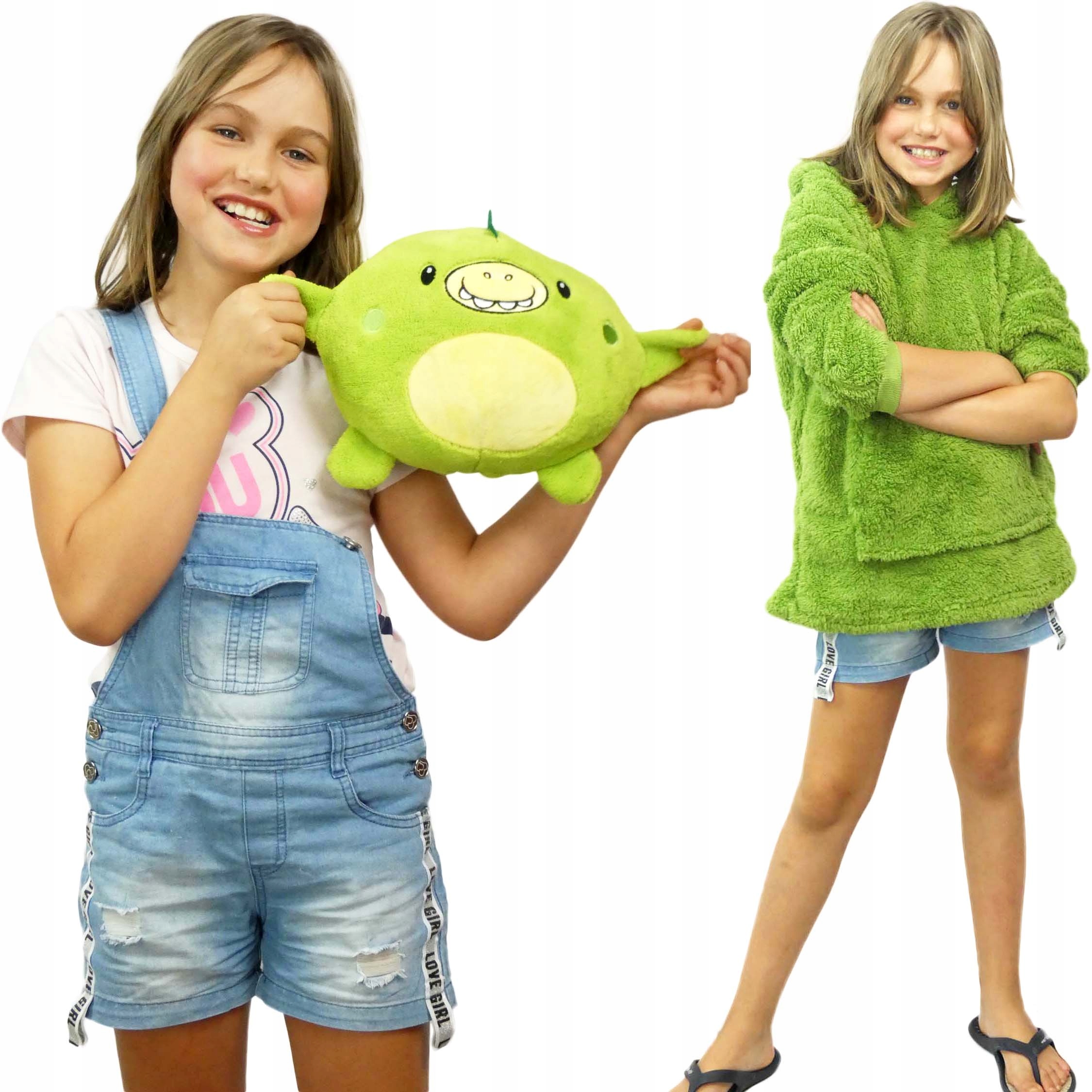 

Magiczna Bluza Dinozaur Poduszka kigurumi 2w1 Dino