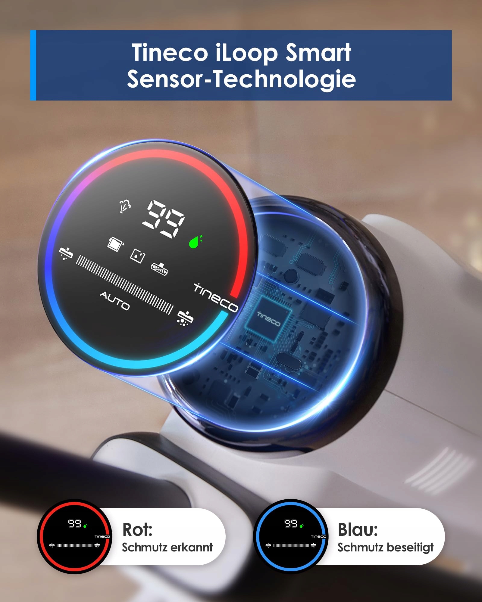 TINECO Floor ONE S5 STEAM Mopujący Odkurzacz Do Twardych Podłóg — miniatura 3