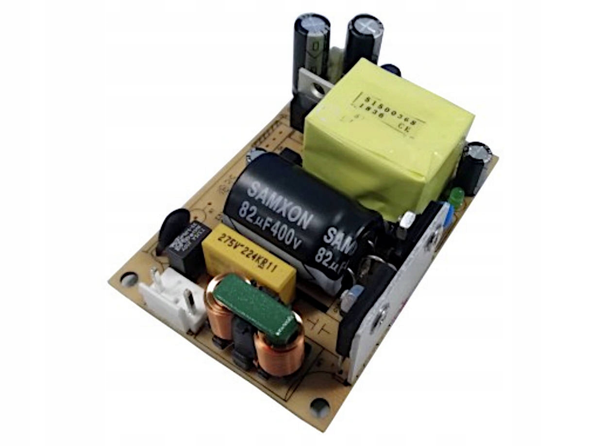 PRS-65-24-U1: Glp 24V/2,71A/65W otevřený zdroj, Uin 85-264V Ac 100-373V