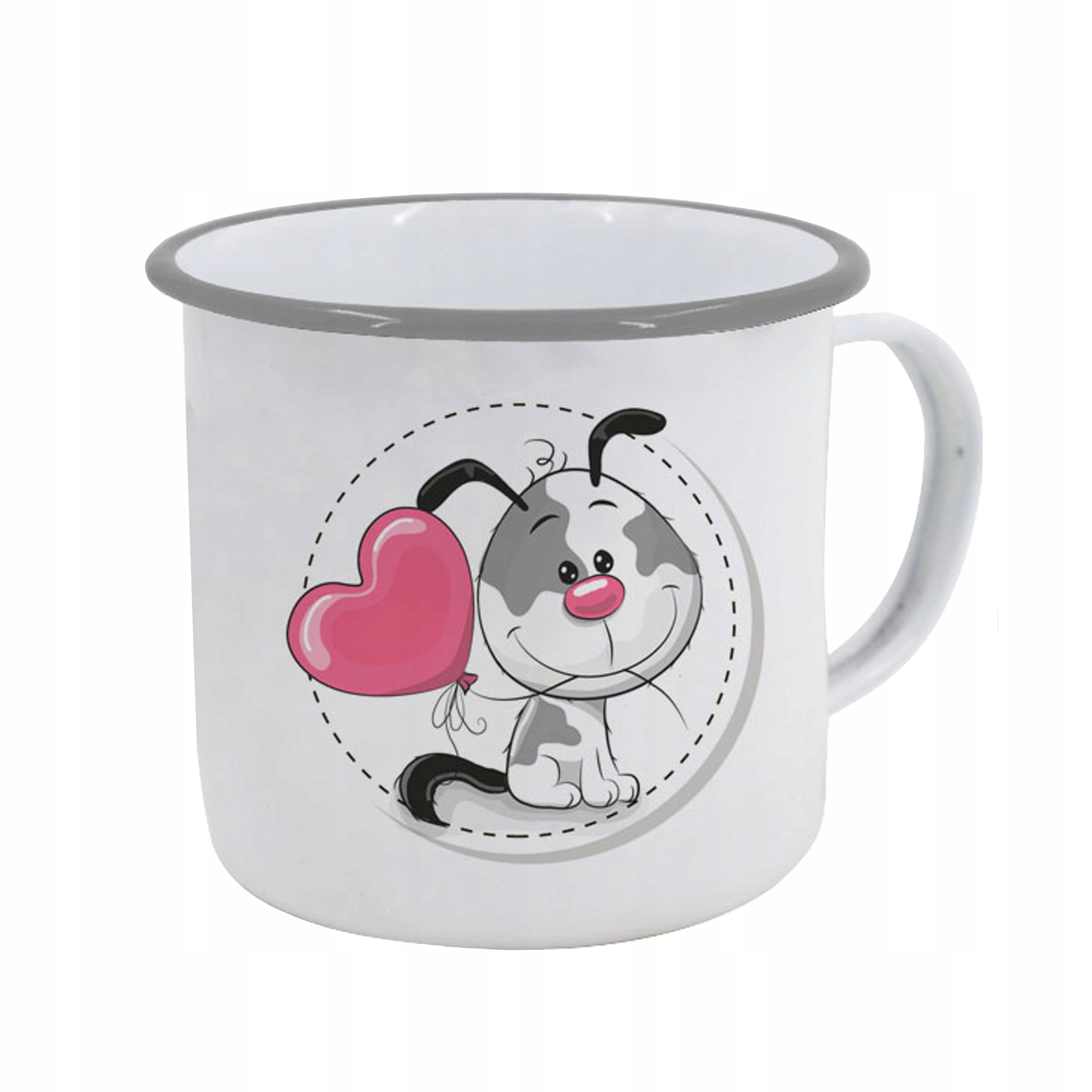 

Kubek emaliowany retro Piesek 500 ml