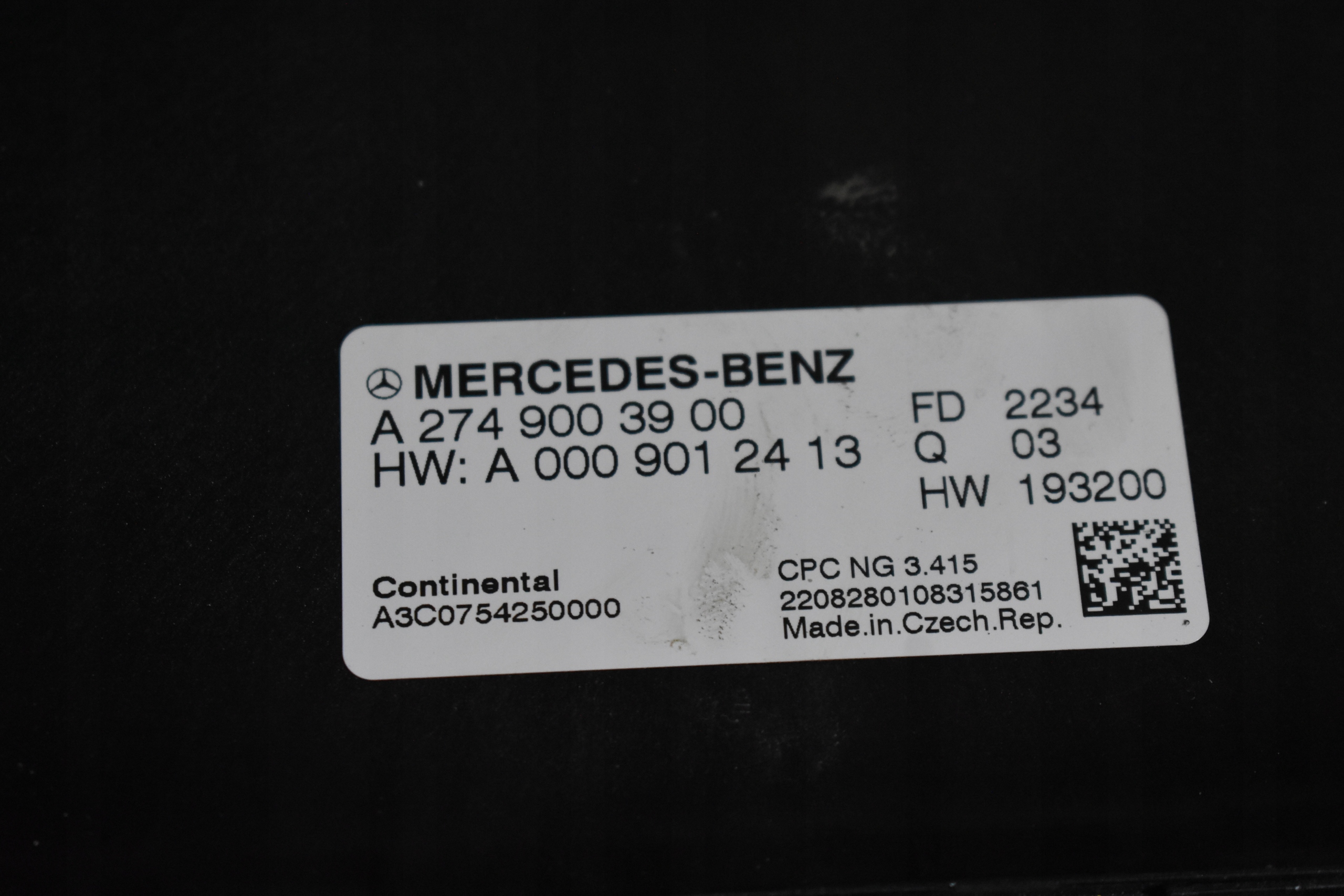 IDEALNY control unit gearboxes MERCEDES W447 1