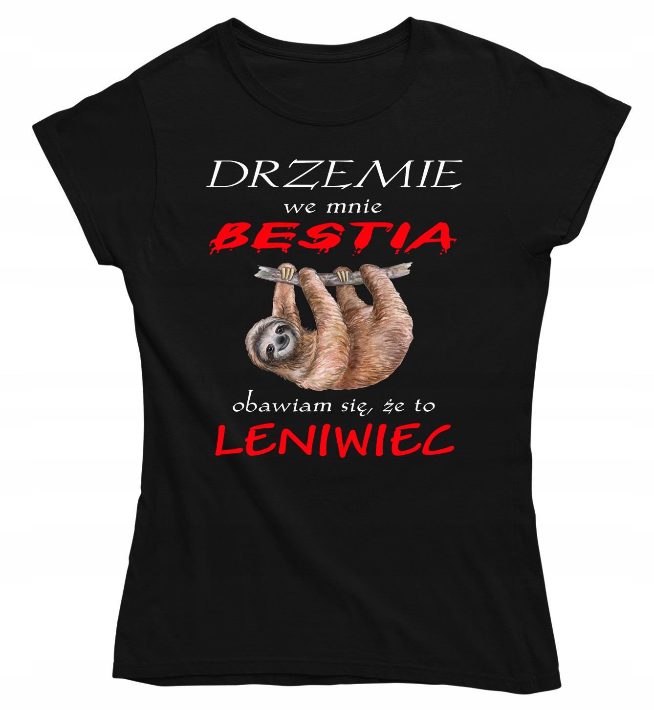 

Koszulka Drzemie We Mnie Bestia damska roz. Xs