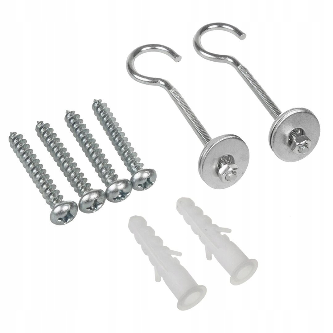 Maclean Zestaw 2 Wieszaków Do Ekranów Projekcyjnych, Max. Obciążenie 25KG