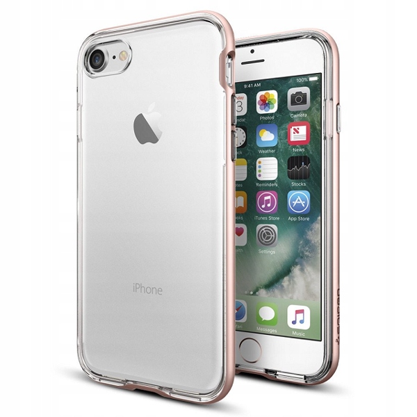 

Etui Silikon Z Ramką Pokrowiec Spigen iPhone 7 8