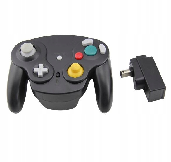 Bezdrátový Ovladač Pro Nintendo Gamecube Ngc Wii Kontroler Gamepad 2.4G