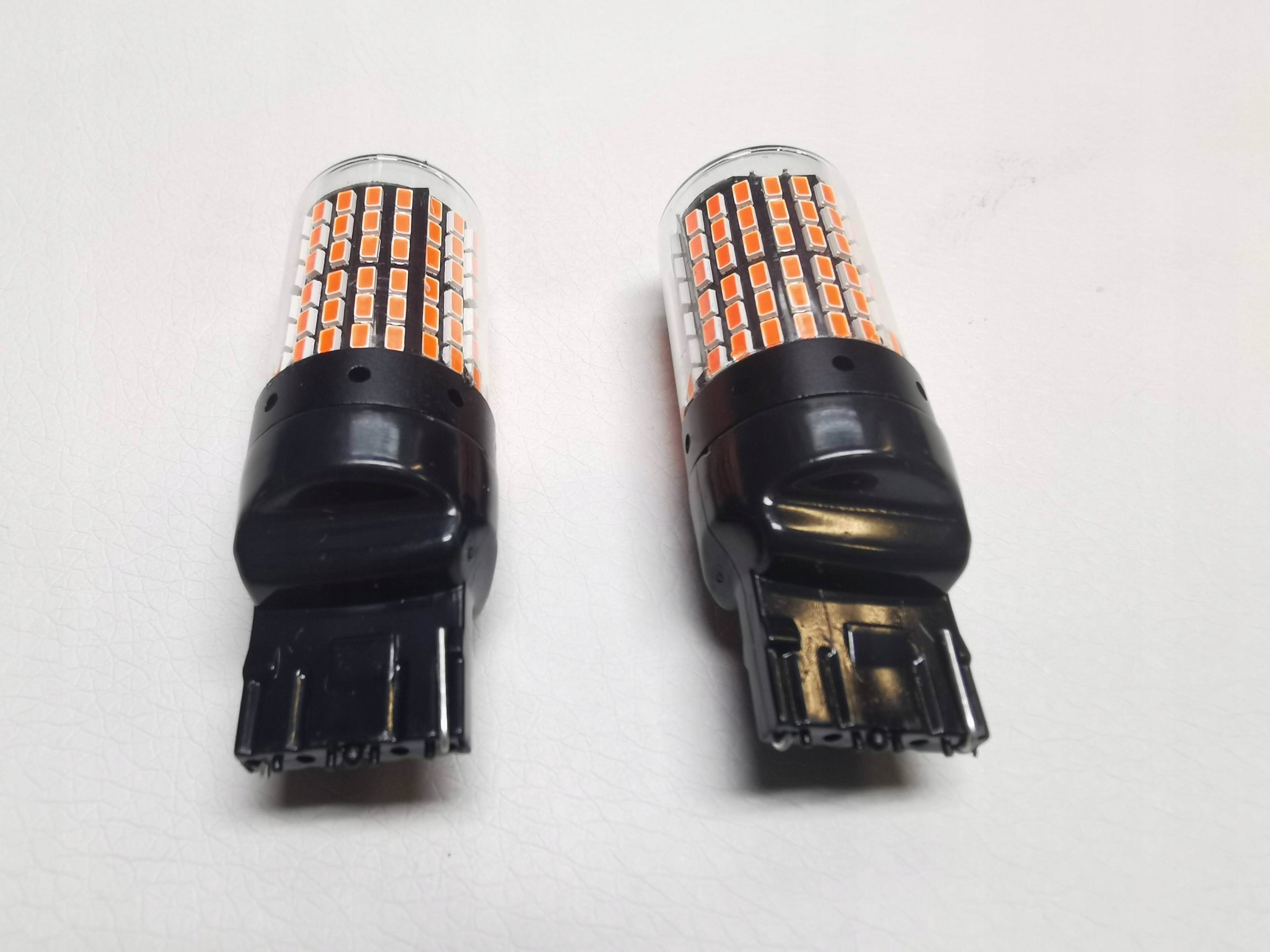 2szt Mocne żarówki LED T20 7440 WY21W 2800 CANBUS Rodzaj LED