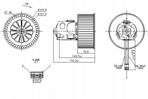 Nissens Ventilátor Foukač Alpina B6 Kupé 4.4 Bi