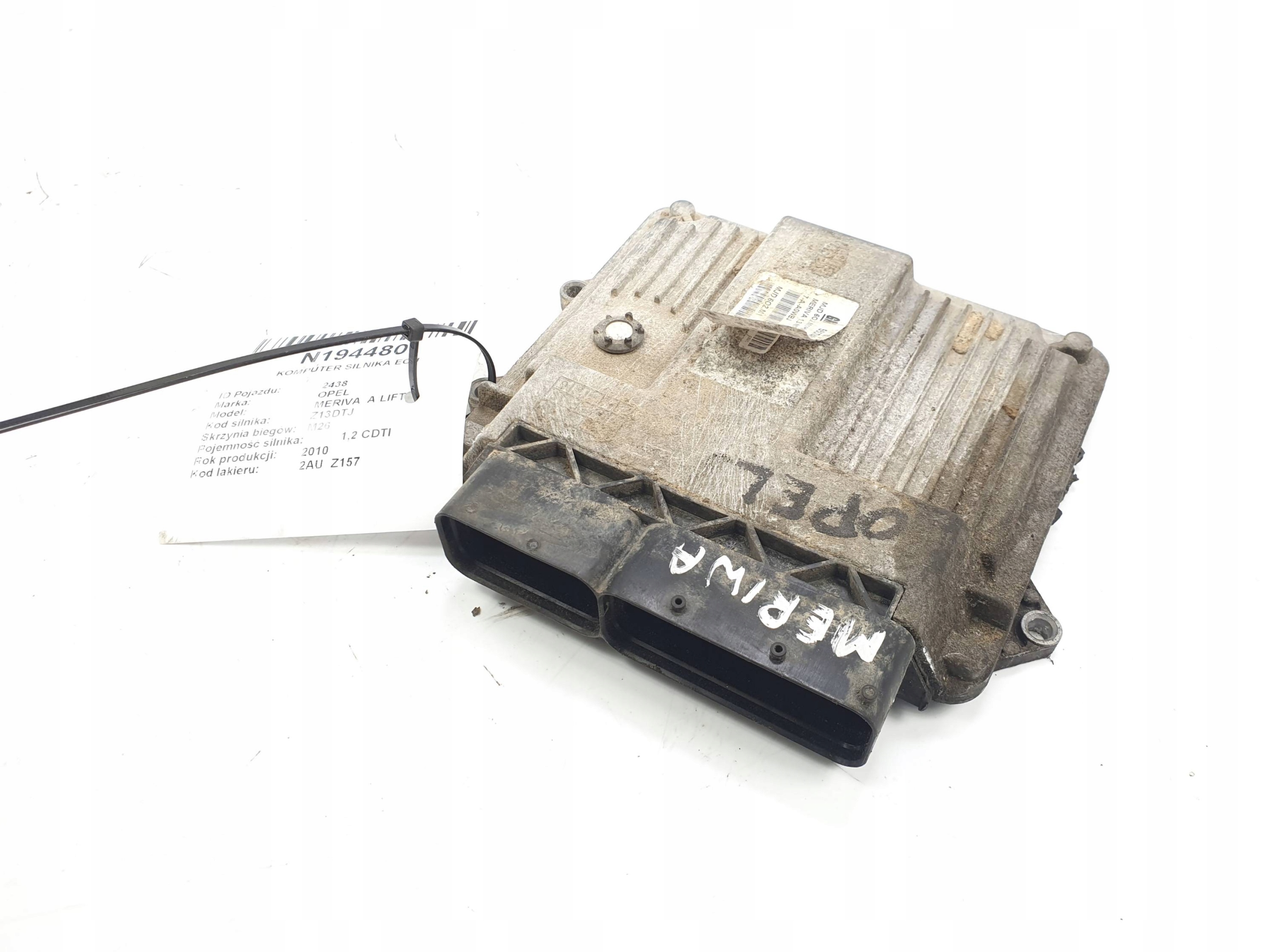 computer Motore ECU 55574587RP OPEL MERIVA A LIFT
