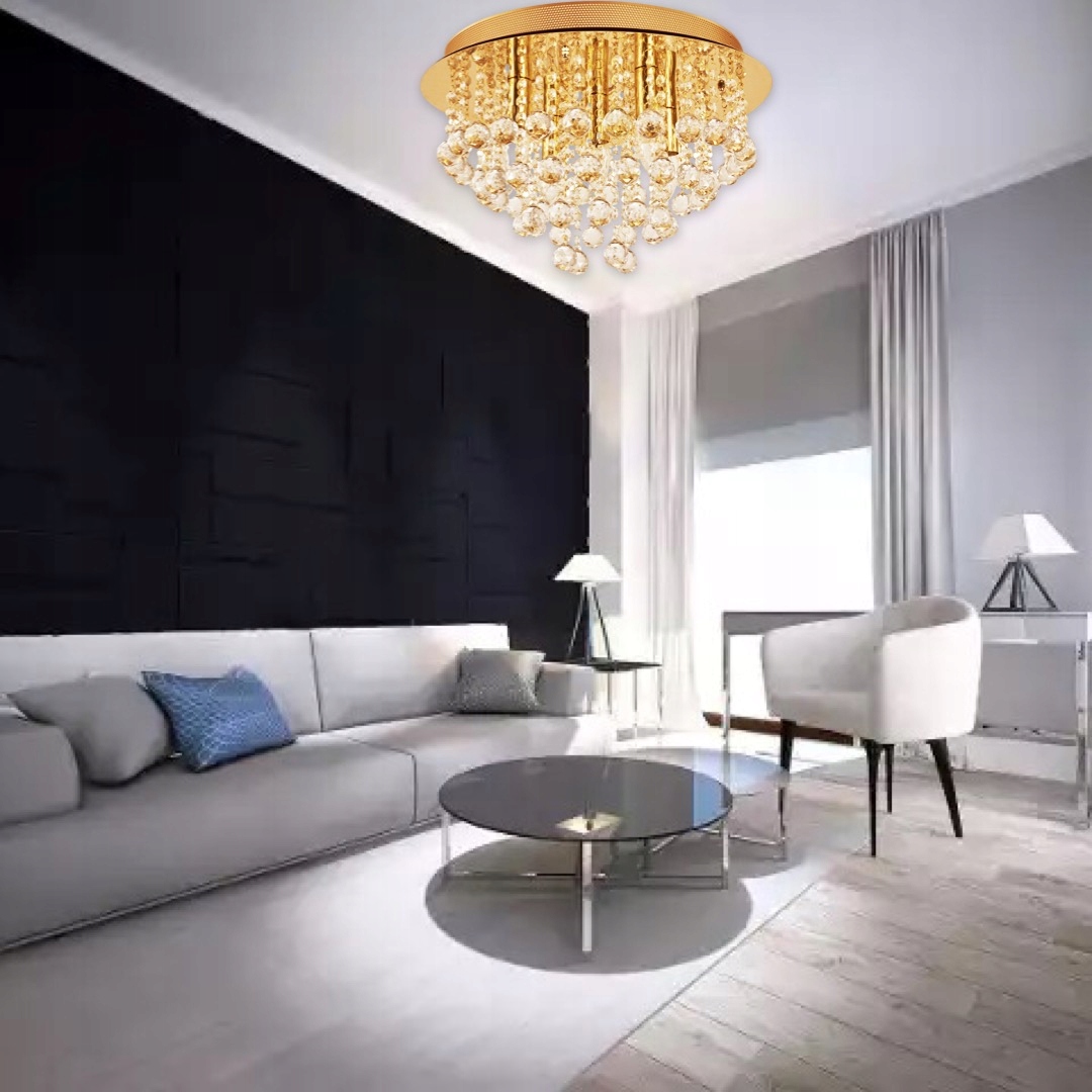 LAMPA WISZĄCA PLAFON ŻYRANDOL CRYSTAL 3 KRYSZTAŁ Rodzaj lampy Sufitowe - wiszące