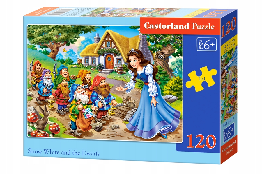 

Puzzle 120el B13401 Snow White and the Seven Dwarf