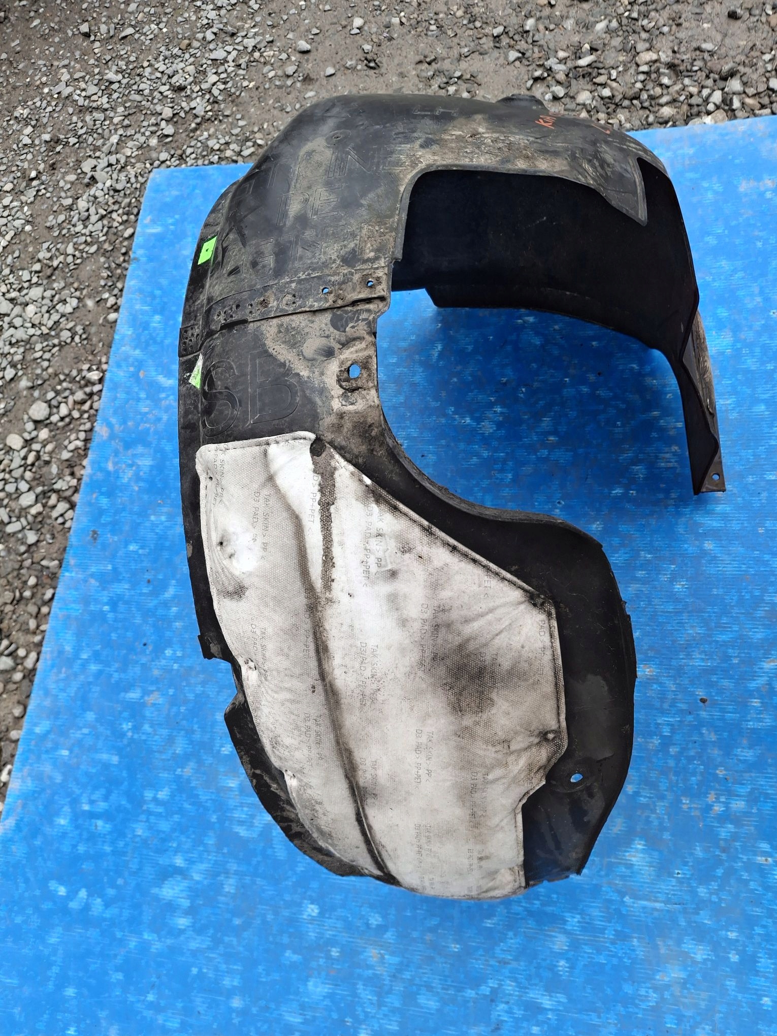 mudguard left front KIA CEED III LIFT GT 2021R->