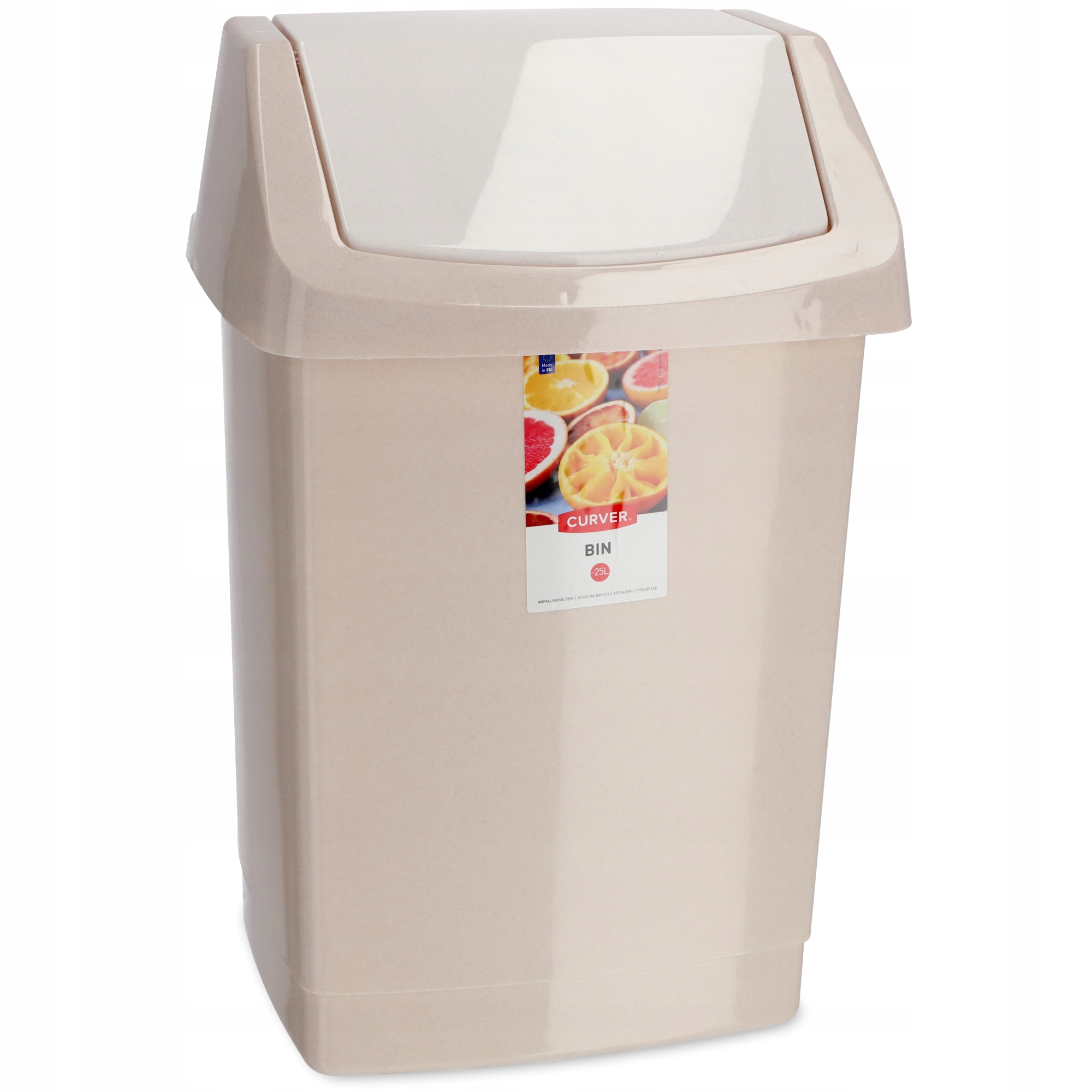 

Curver Kosz Na Śmieci Odpady Do Kuchni Beżowy 25L