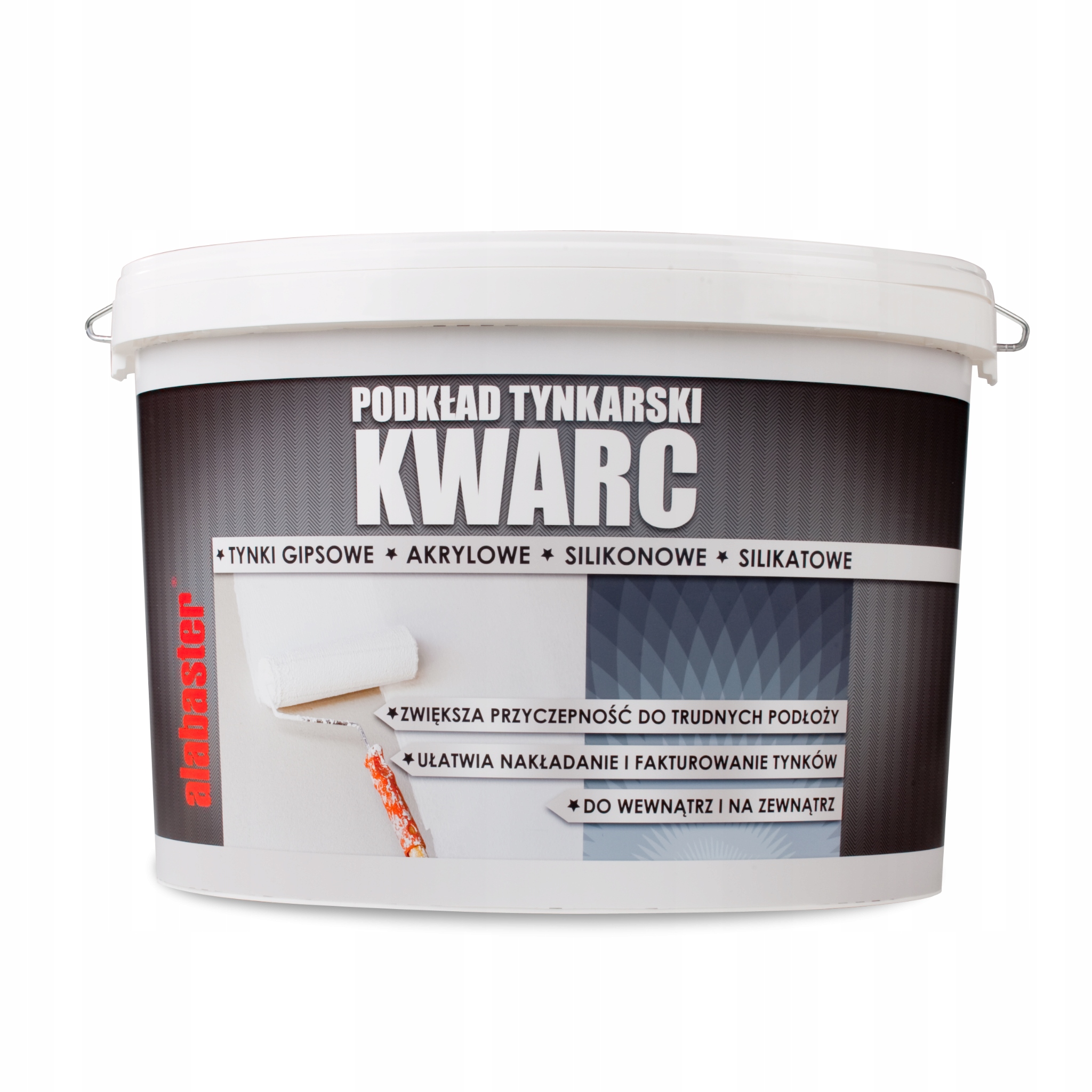 Křemenný omítkový podklad 20 kg Alabaster 107 pro obtížné povrchy