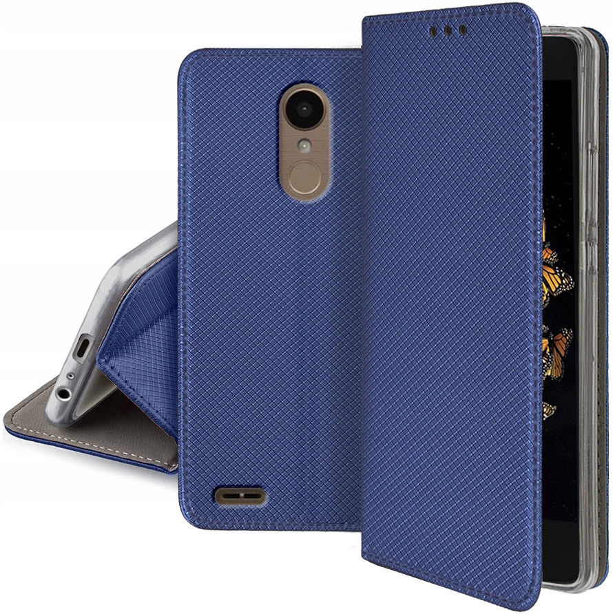 

Etui Smart Magnet Portfel Szkło 9H Do Lg K10 2017